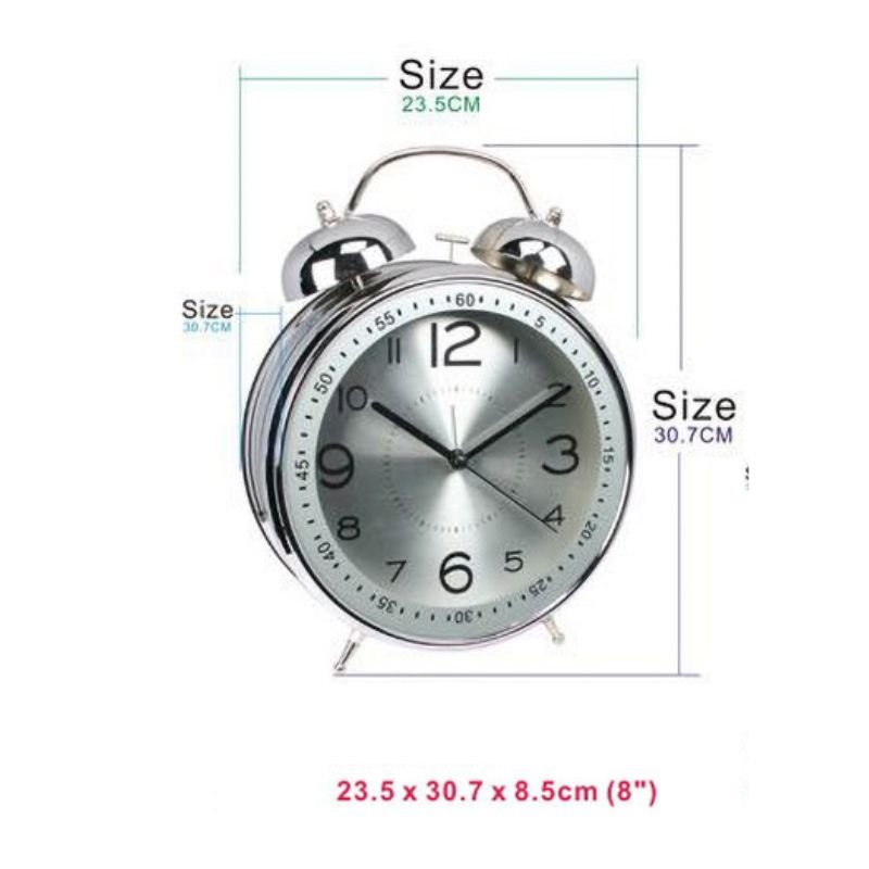 Vintage Giant Alarm Clock Wadlow My Wall Clock
