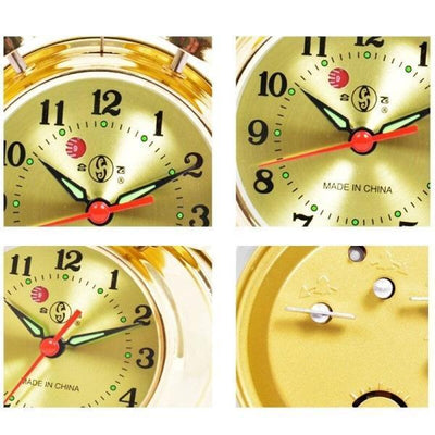 Vintage Gold Alarm Clock My Wall Clock