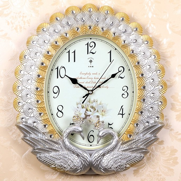 Vintage Two Swans Clock My Wall Clock