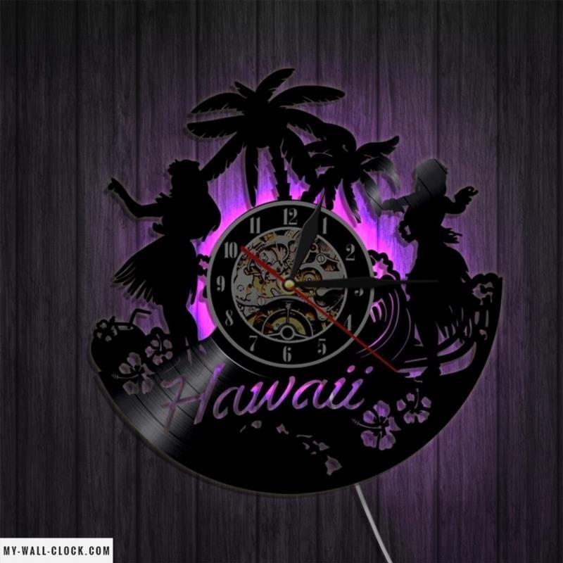 Vinyl Clock Hawaii My Wall Clock