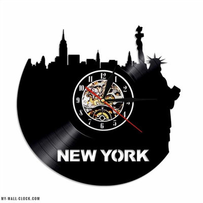 Vinyl Clock New York My Wall Clock