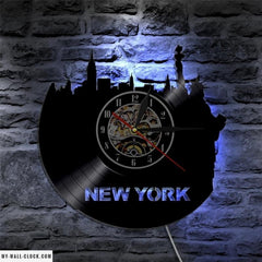 Vinyl Clock New York My Wall Clock