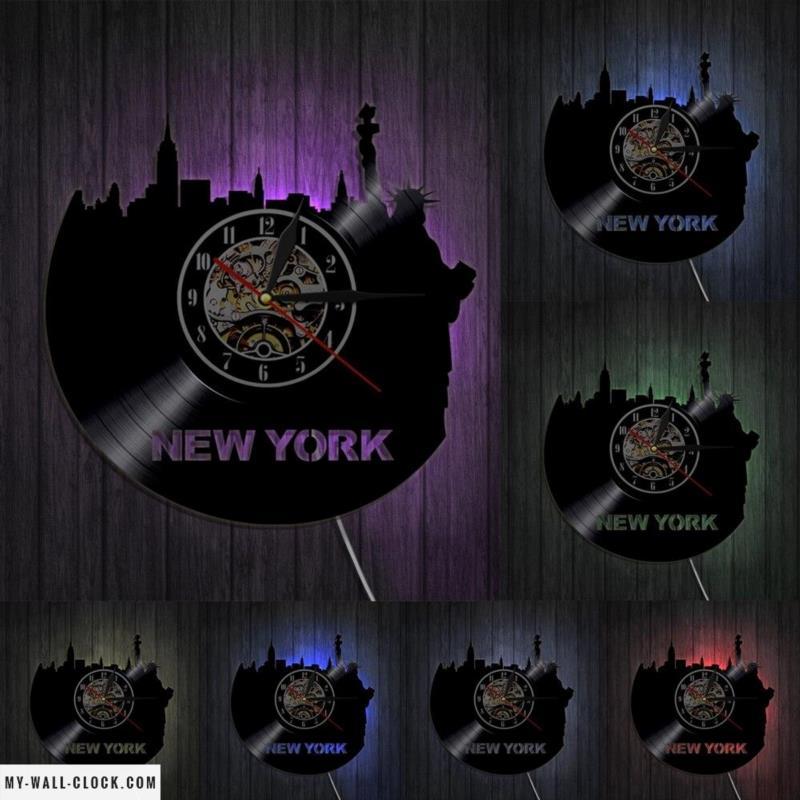 Vinyl Clock New York My Wall Clock