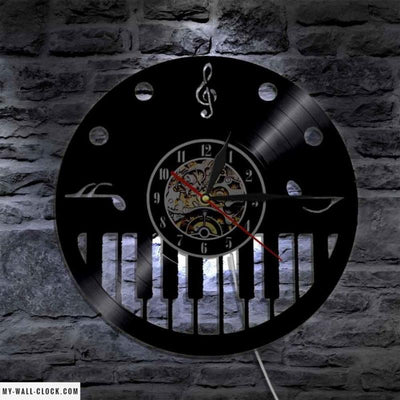 Vinyl Clock Piano My Wall Clock