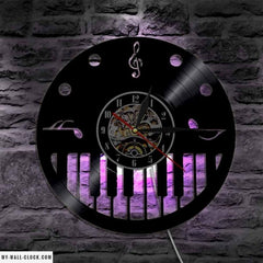 Vinyl Clock Piano My Wall Clock