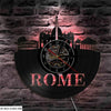 Vinyl Clock Rome My Wall Clock