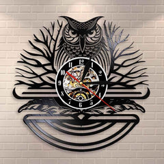 Wild Owl LED Clock My Wall Clock