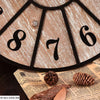 Wood and Metal Clock Giant Trend My Wall Clock