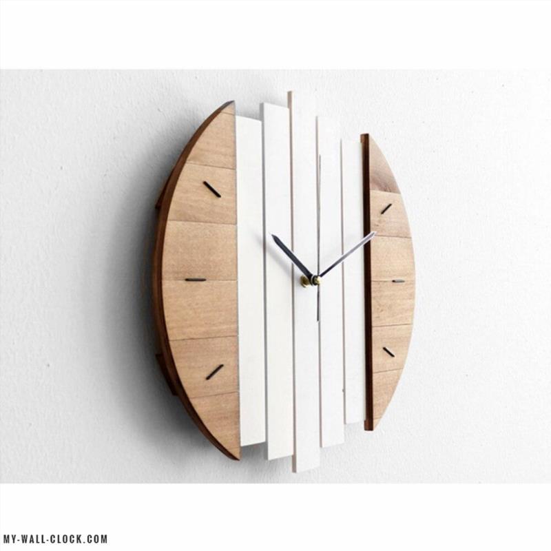 Wood Clock Modern Piano My Wall Clock