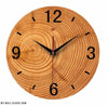 Wooden Clock Canadian Log My Wall Clock