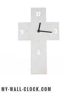 Wooden clock Holy Cross My Wall Clock