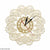 Wooden Clock Snowflake My Wall Clock