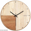 Wooden Clock Varnish Dots My Wall Clock