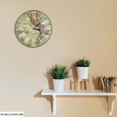 World Clock Old Map My Wall Clock