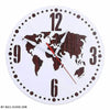 World Clock Simple Map My Wall Clock
