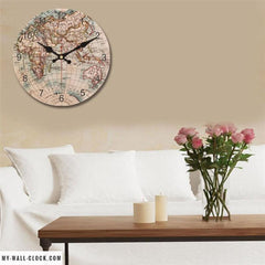 World Clock Vintage Representation My Wall Clock